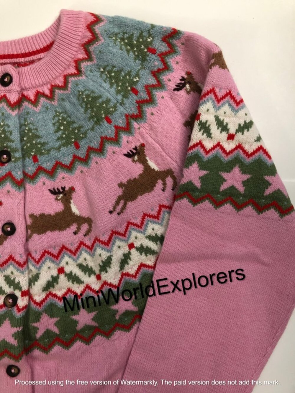NWOT Boden Edie Fair Isle Wool Blend Cardigan - Picture 9 of 10
